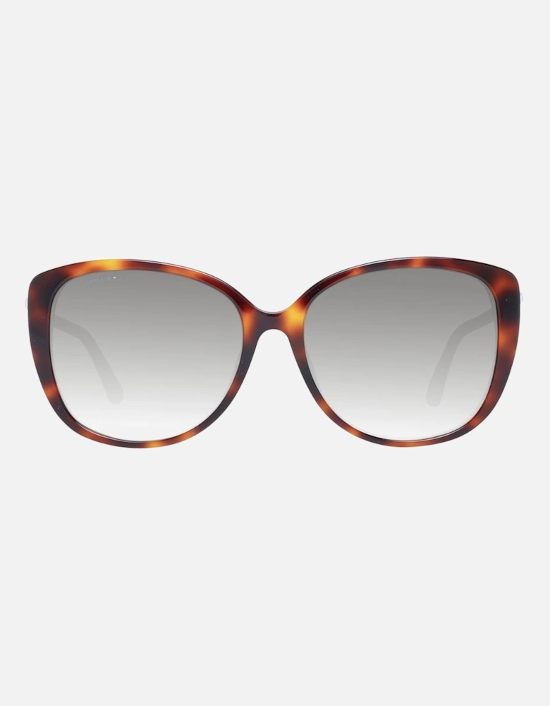 Multicolor Butterfly Sunglasses with Grey Gradient Lenses - Category 3