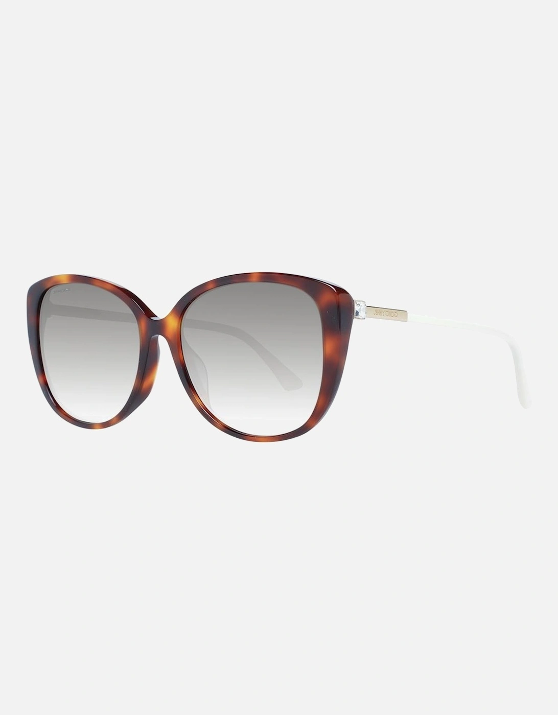 Multicolor Butterfly Sunglasses with Grey Gradient Lenses - Category 3