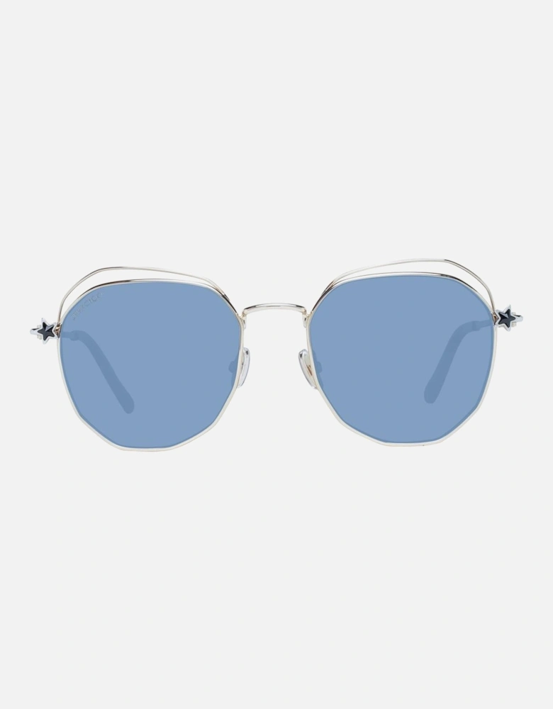 Gold Round Sunglasses with Grey Lenses (Filter Category 3) Women