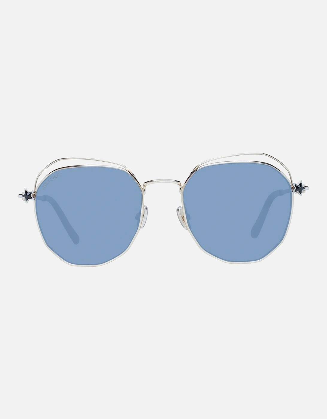 Gold Round Sunglasses with Grey Lenses (Filter Category 3) Women