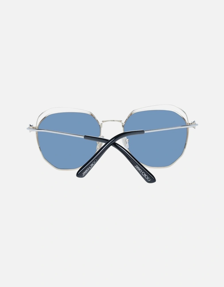 Gold Round Sunglasses with Grey Lenses (Filter Category 3) Women