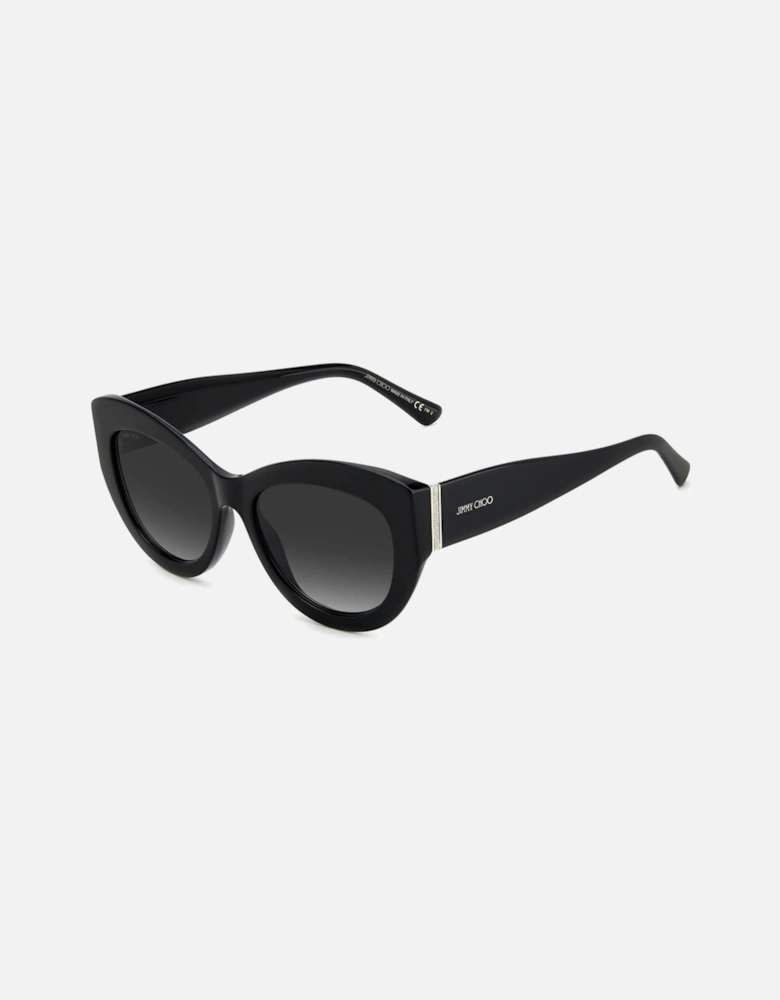 Acetate Cat-Eye Sunglasses Women - Black