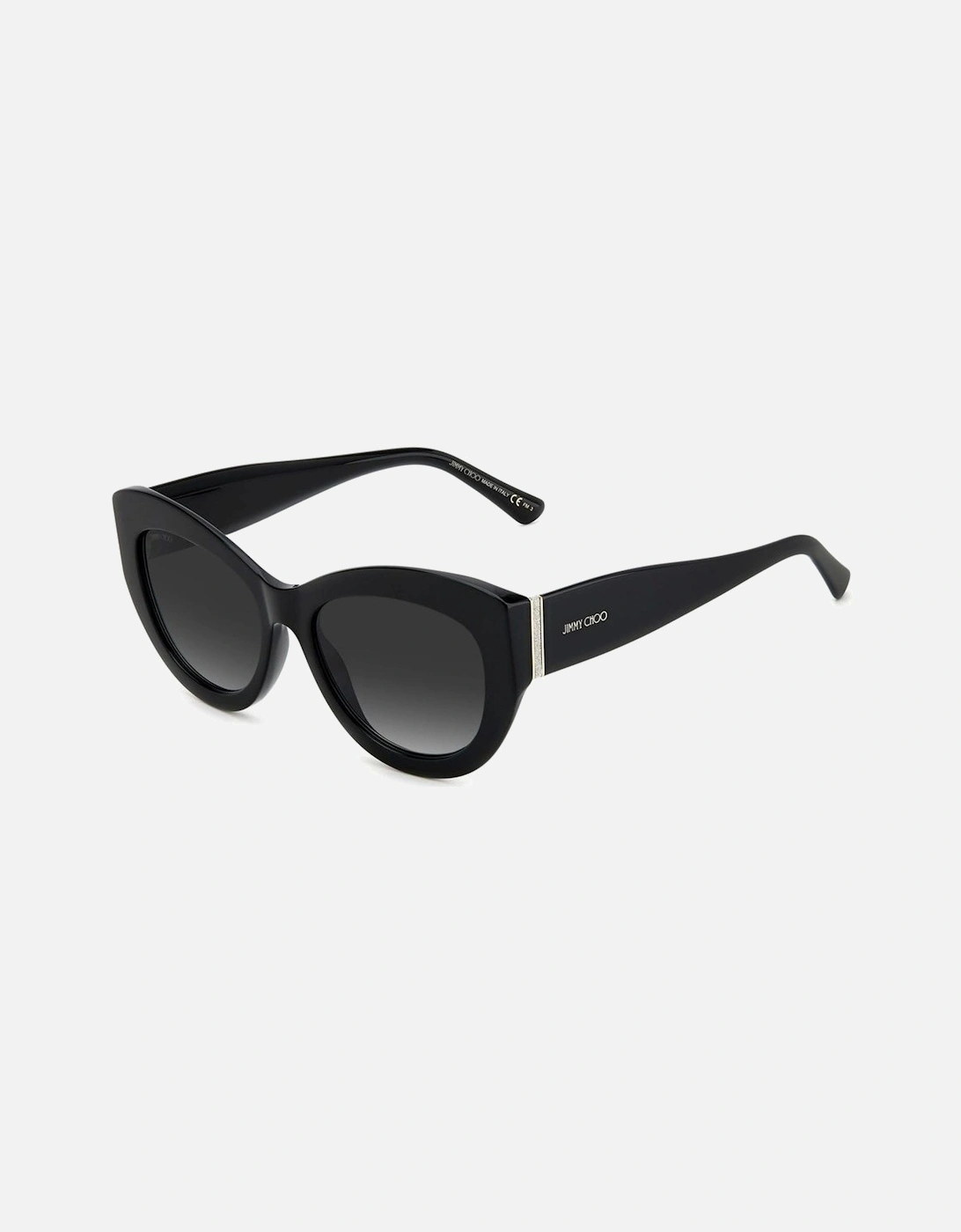 Acetate Cat-Eye Sunglasses Women - Black, 3 of 2