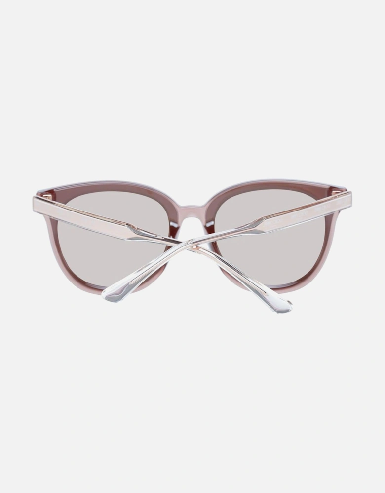 Rose Cat Eye Sunglasses with Mirrored Lenses Unisex - Pink