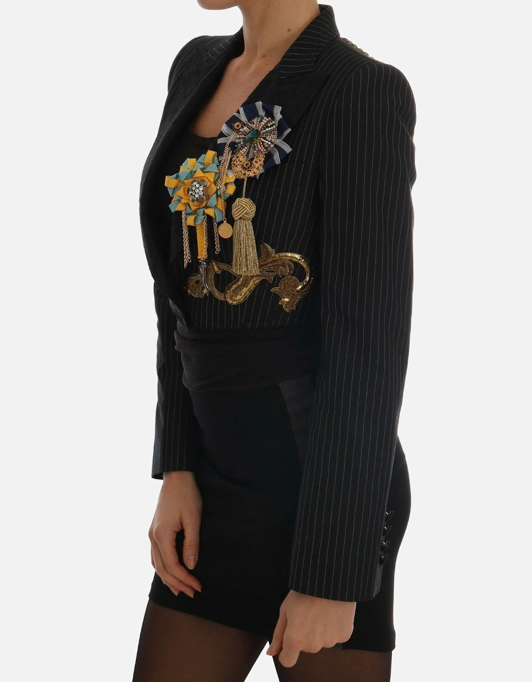 Pinstripe Blazer JKT1118JKT1119 Women - Multicolor Jackets