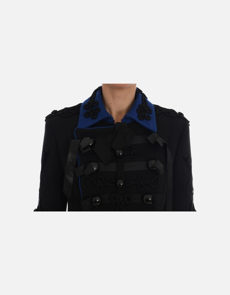 Dolce Gabbana Military Jacket Long Sleeves Women - Black Jackets