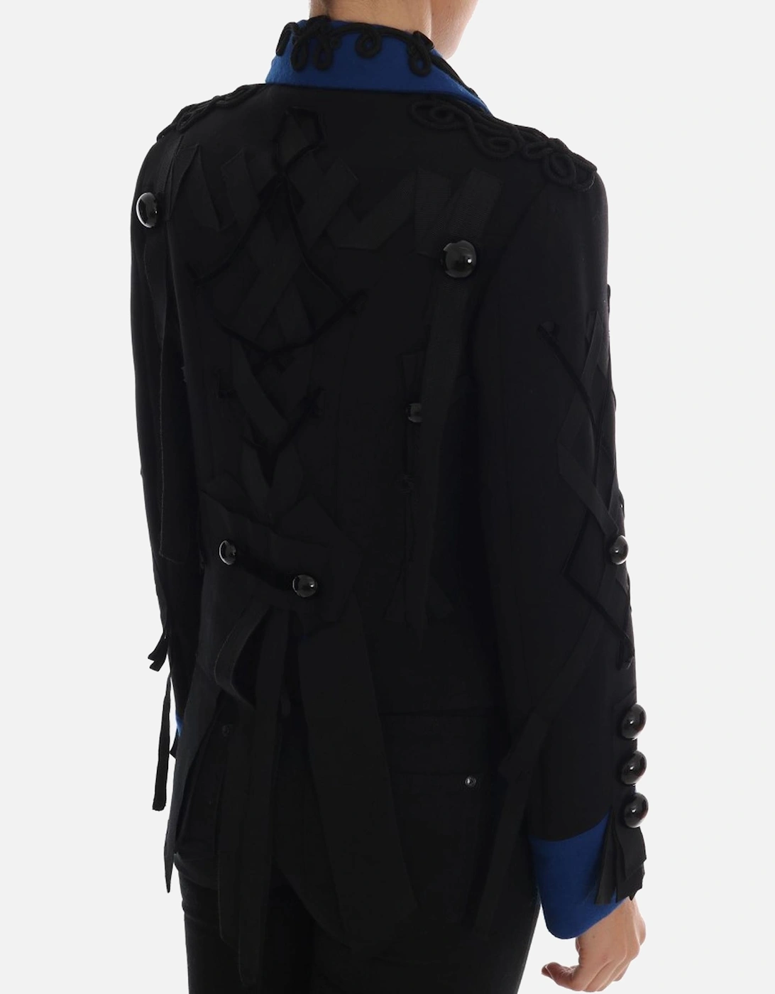 Dolce Gabbana Military Jacket Long Sleeves Women - Black Jackets