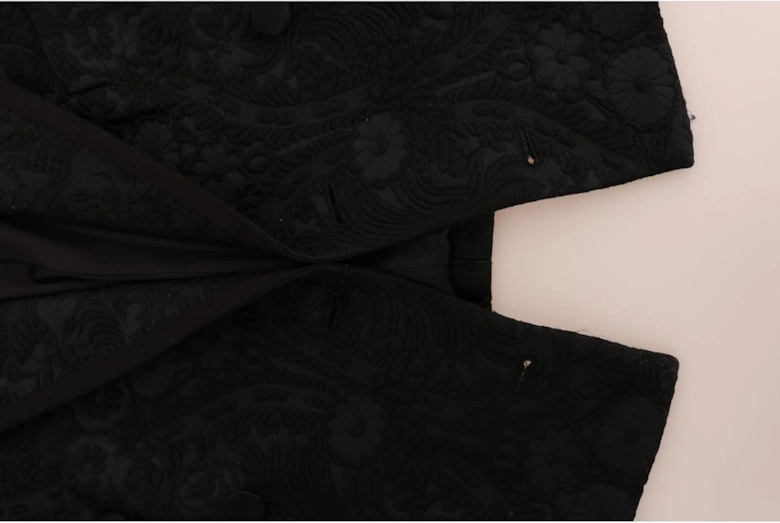 Cropped Blazer Toy Soldier Detail Women - Black Suits