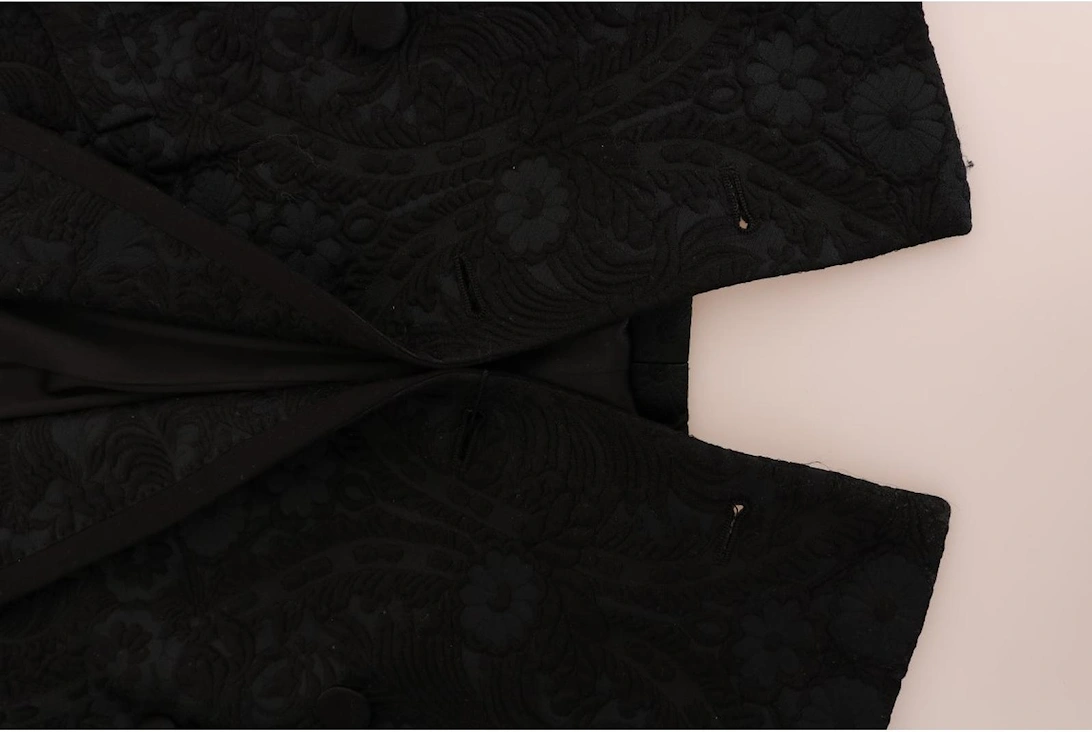 Cropped Blazer Toy Soldier Detail Women - Black Suits