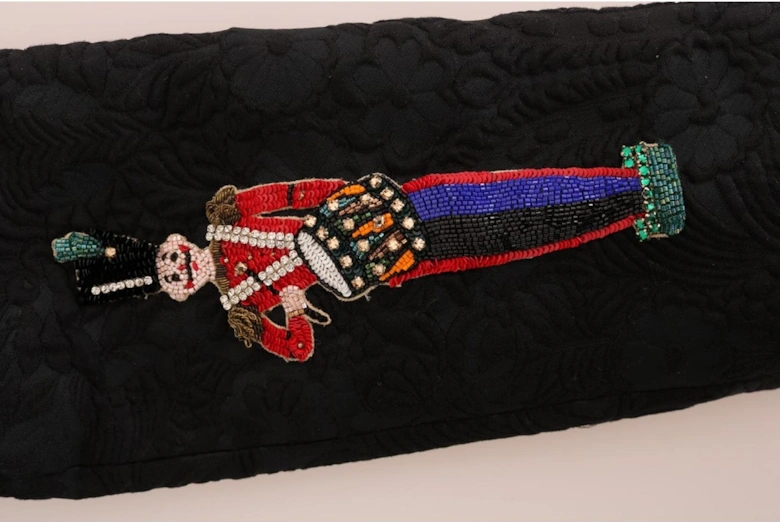 Cropped Blazer Toy Soldier Detail Women - Black Suits
