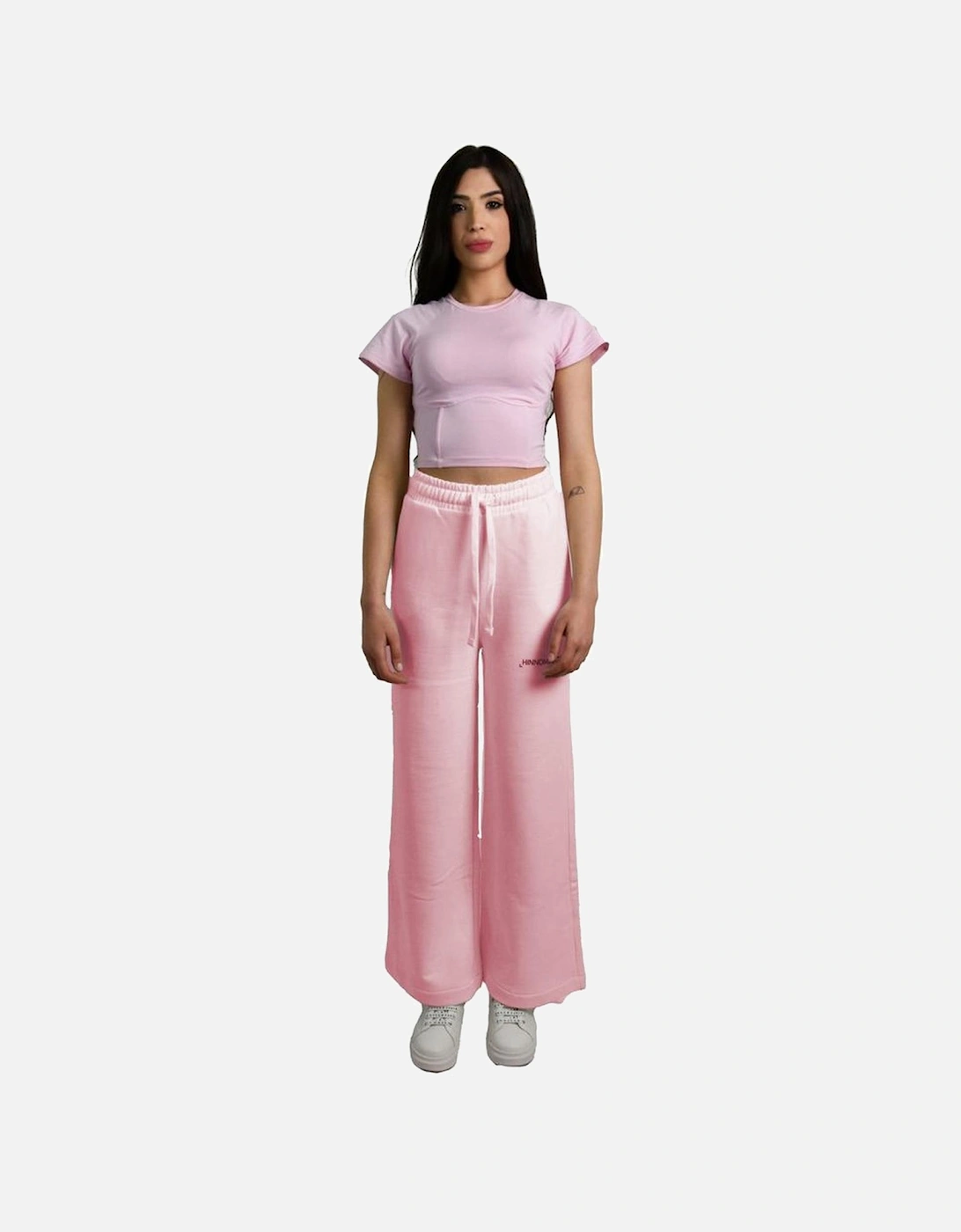 Wide Leg Lounge Pants HI9445 Women - Pink Jeans, 4 of 3