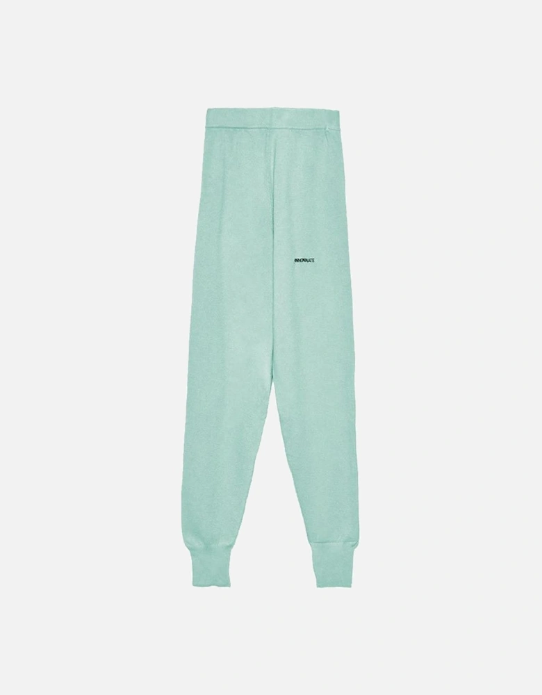 Relaxed Fit Lounge Pants Mint Green Women Jeans