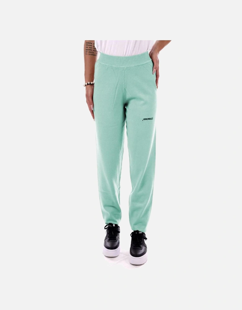 Relaxed Fit Lounge Pants Mint Green Women Jeans