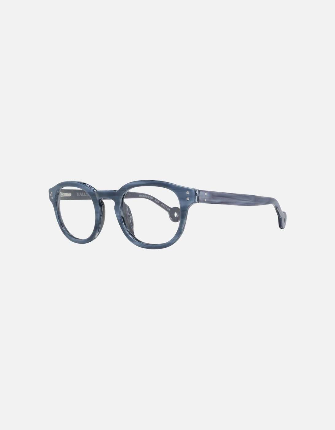 Blue Plastic Frame Unisex Sunglasses with Spring Hinge, 6 of 5