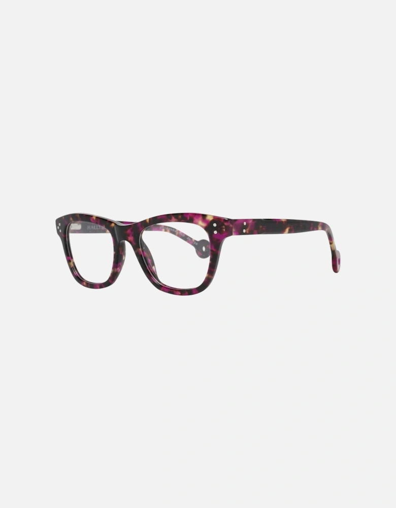 Purple Plastic Full-Rim Glasses with Spring Hinge Unisex Frames