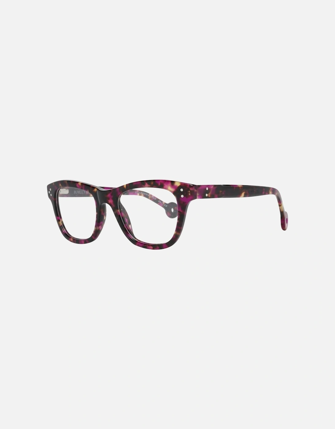 Purple Plastic Full-Rim Glasses with Spring Hinge Unisex Frames, 6 of 5