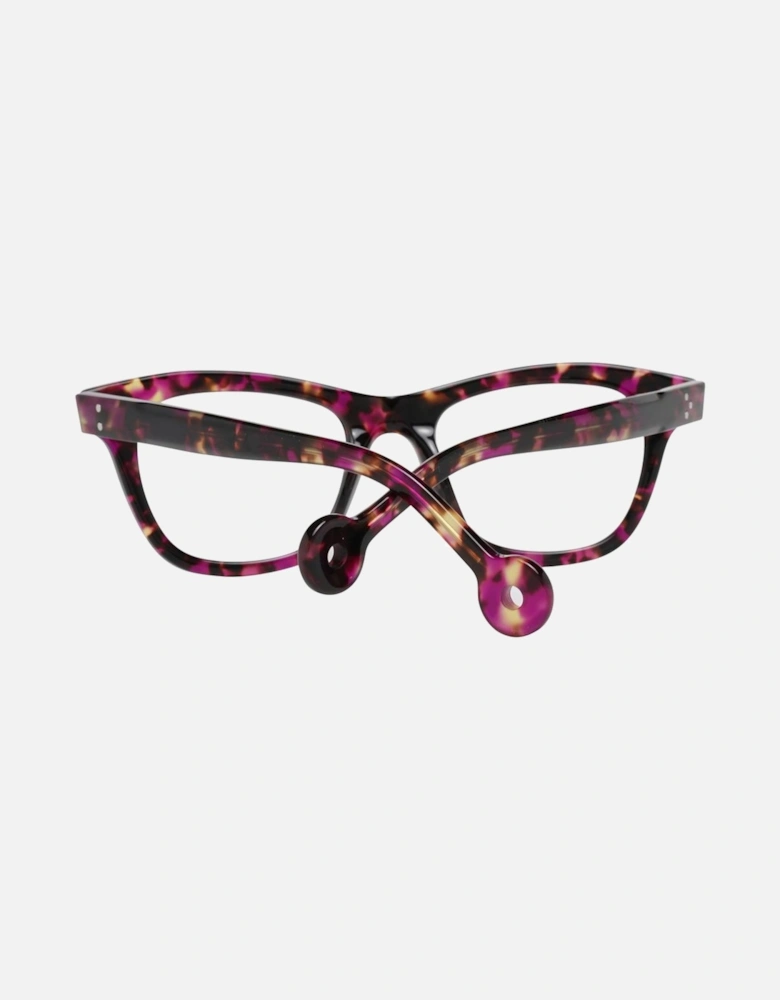 Purple Plastic Full-Rim Glasses with Spring Hinge Unisex Frames