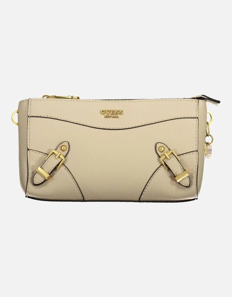 Adjustable Shoulder Bag with Two Compartments and Zip Closure Women -