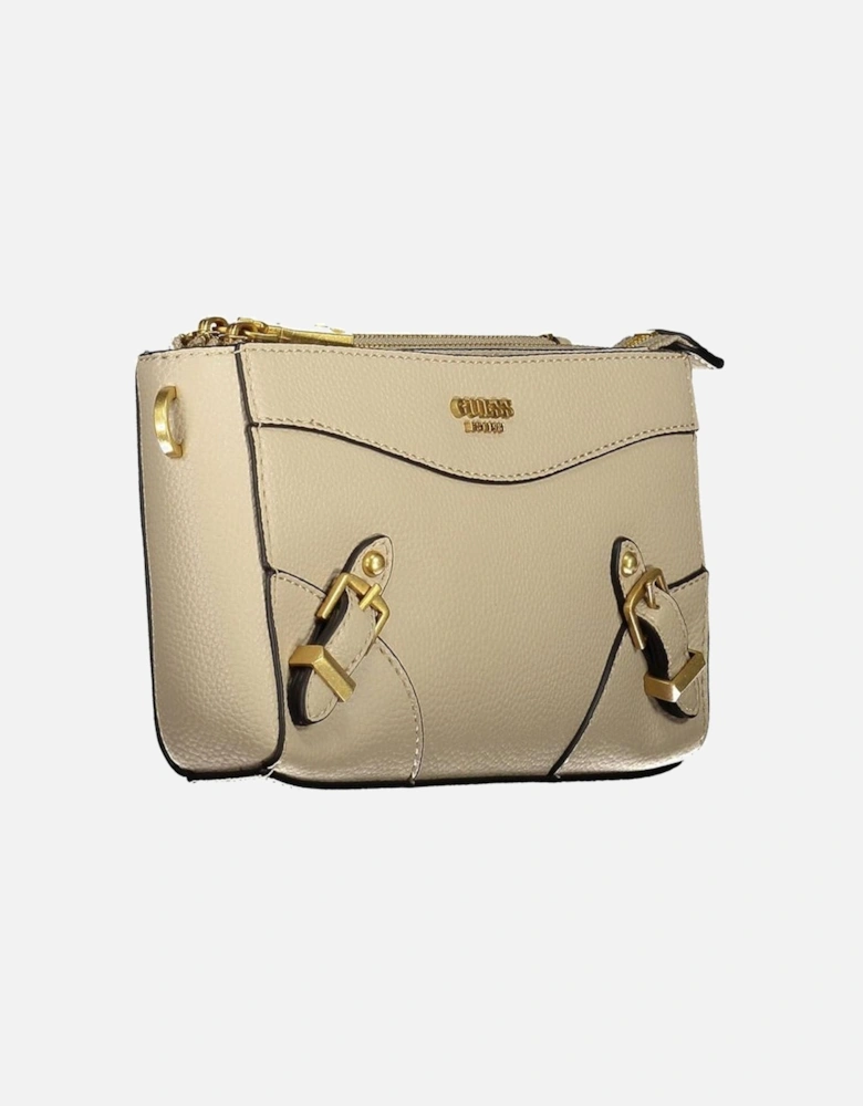 Adjustable Shoulder Bag with Two Compartments and Zip Closure Women -
