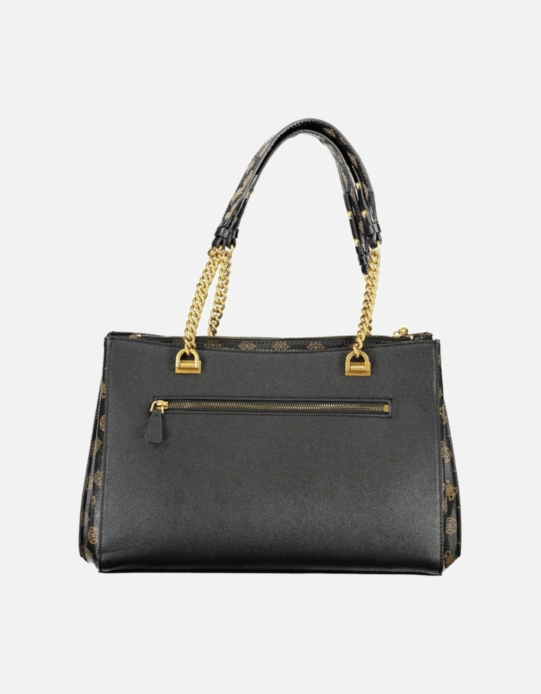 Jeans Marina Top Handle Satchel HWVG78 81220 Women Black Handbags