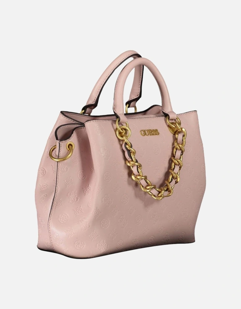 Contrasting Detail Bag with Multiple Compartments Women - Pink