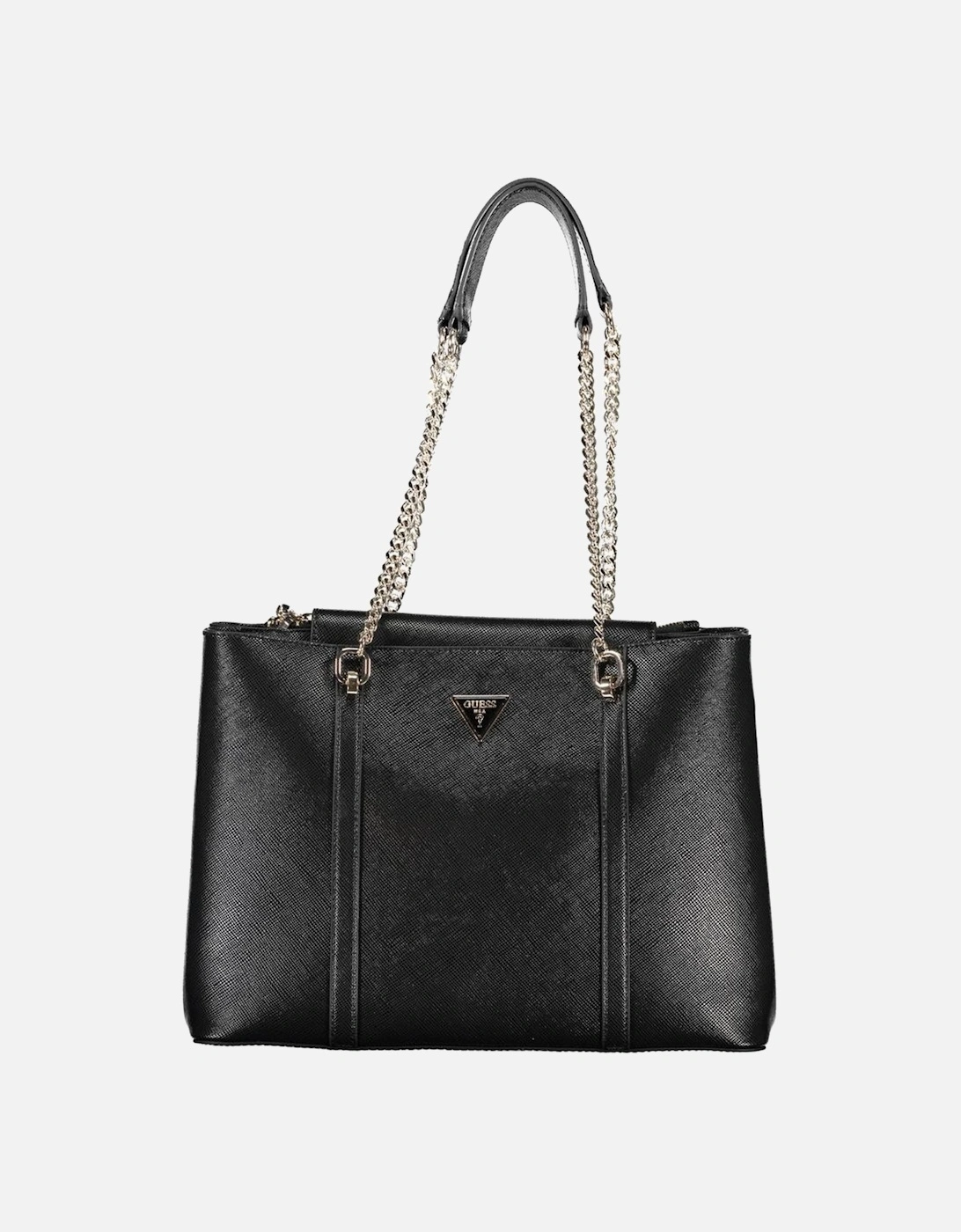 Contrasting Detail Snap Closure Bag with Two Compartments and Pockets, 4 of 3