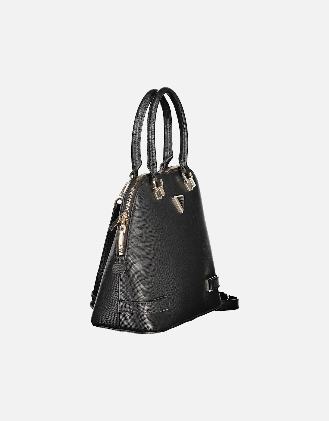 Versatile Handbag with Contrasting Details Women - Black