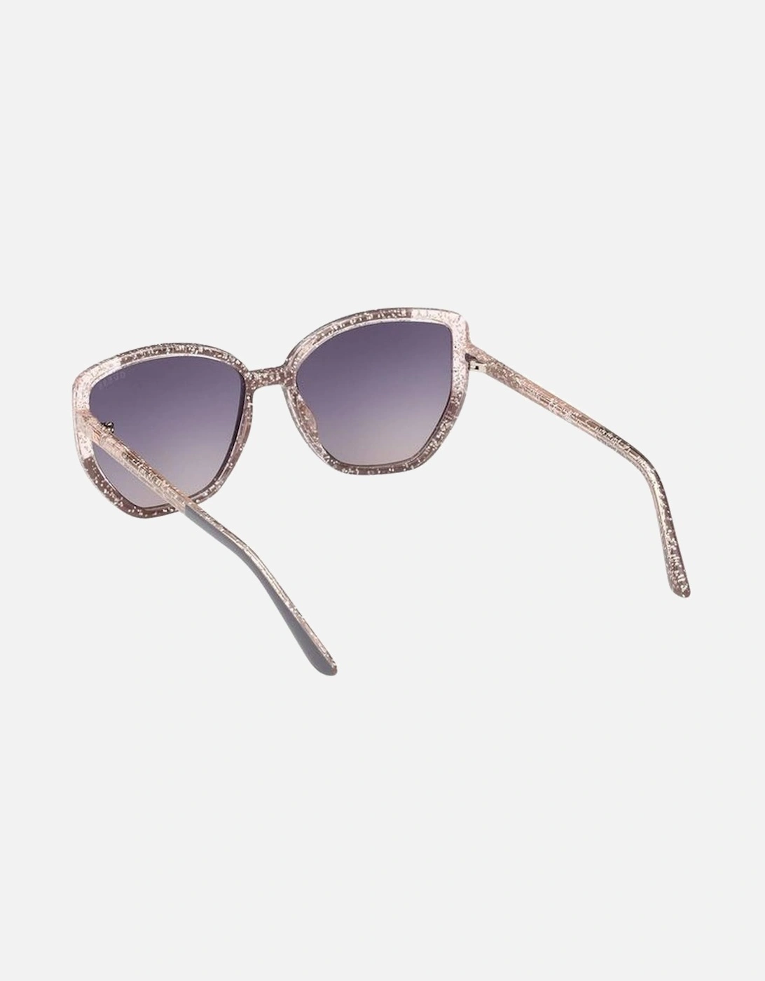 Square Lens Injected Plastic Sunglasses with Contrasting Details Women