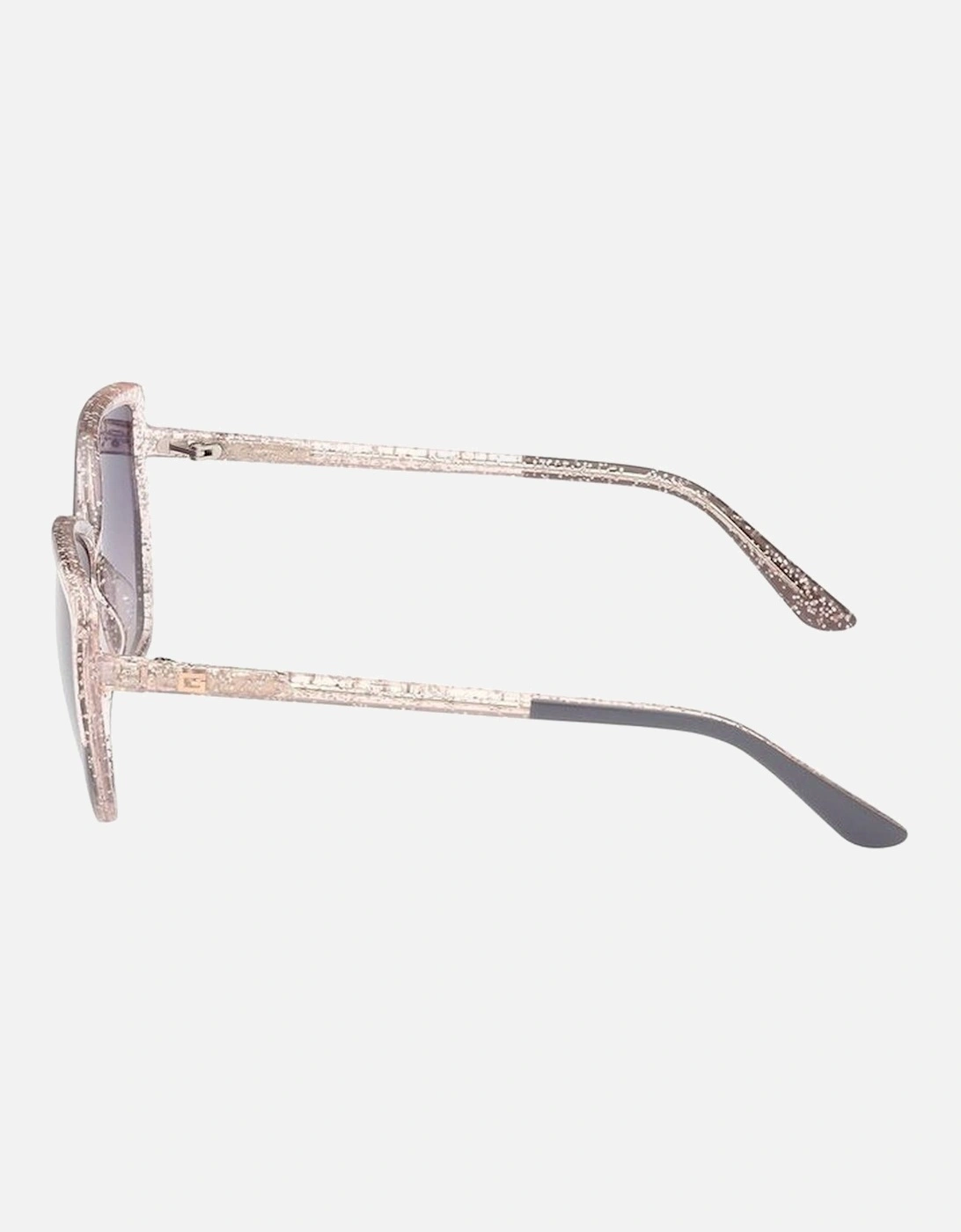 Square Lens Injected Plastic Sunglasses with Contrasting Details Women