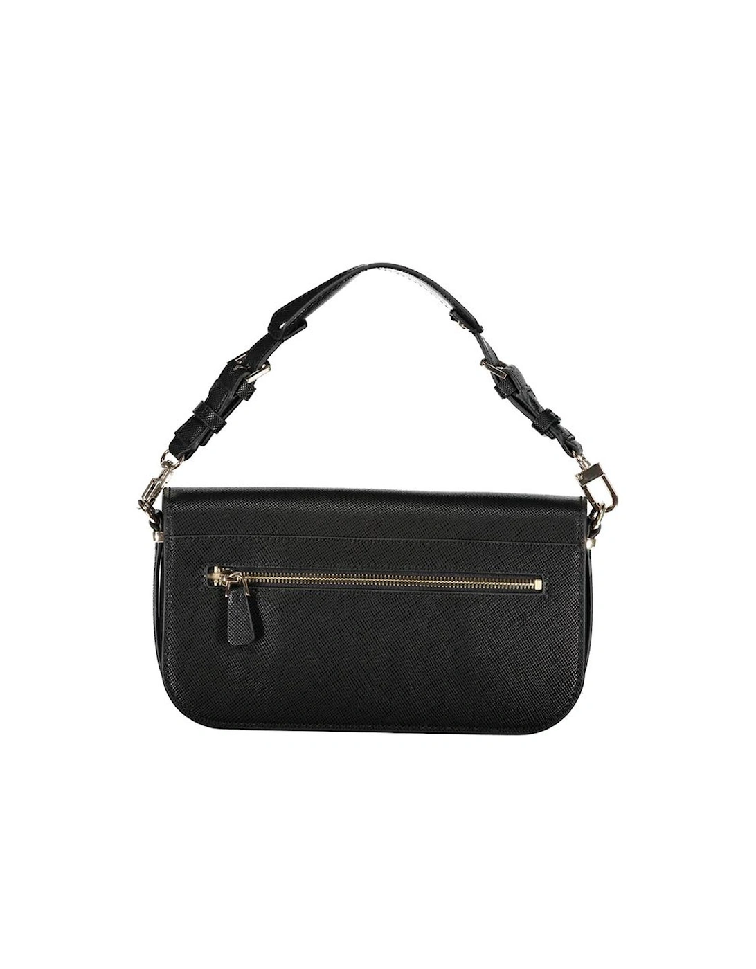 Triple Compartment Bag with Removable Strap and External Pocket Women