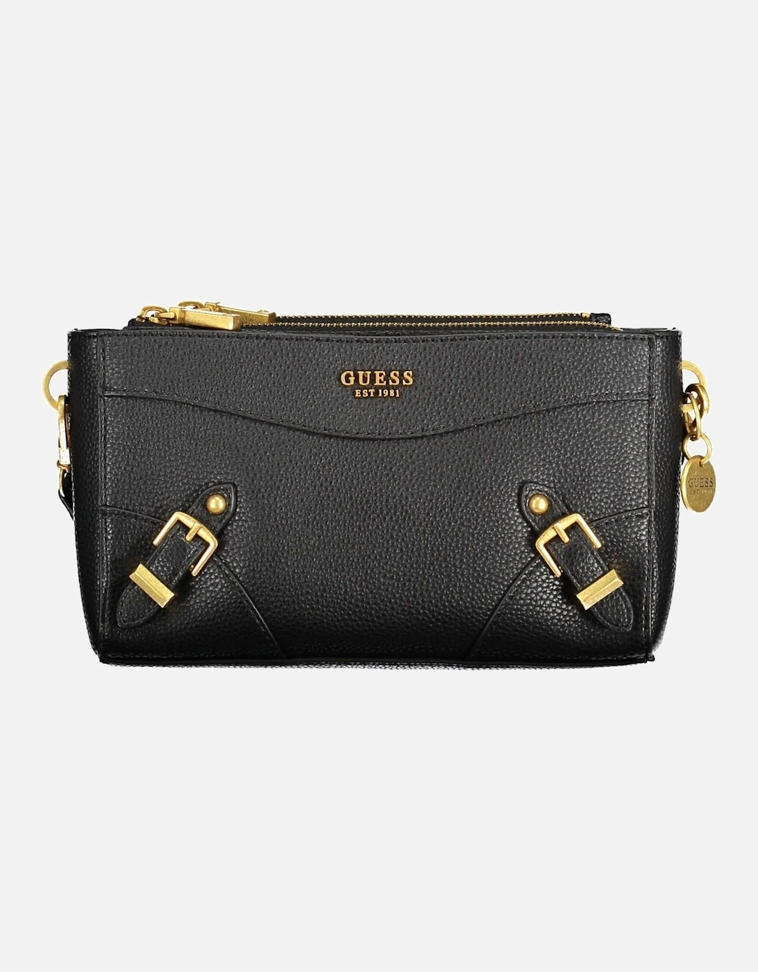 Versatile Black Handbag with Adjustable Shoulder Straps and Multiple, 4 of 3
