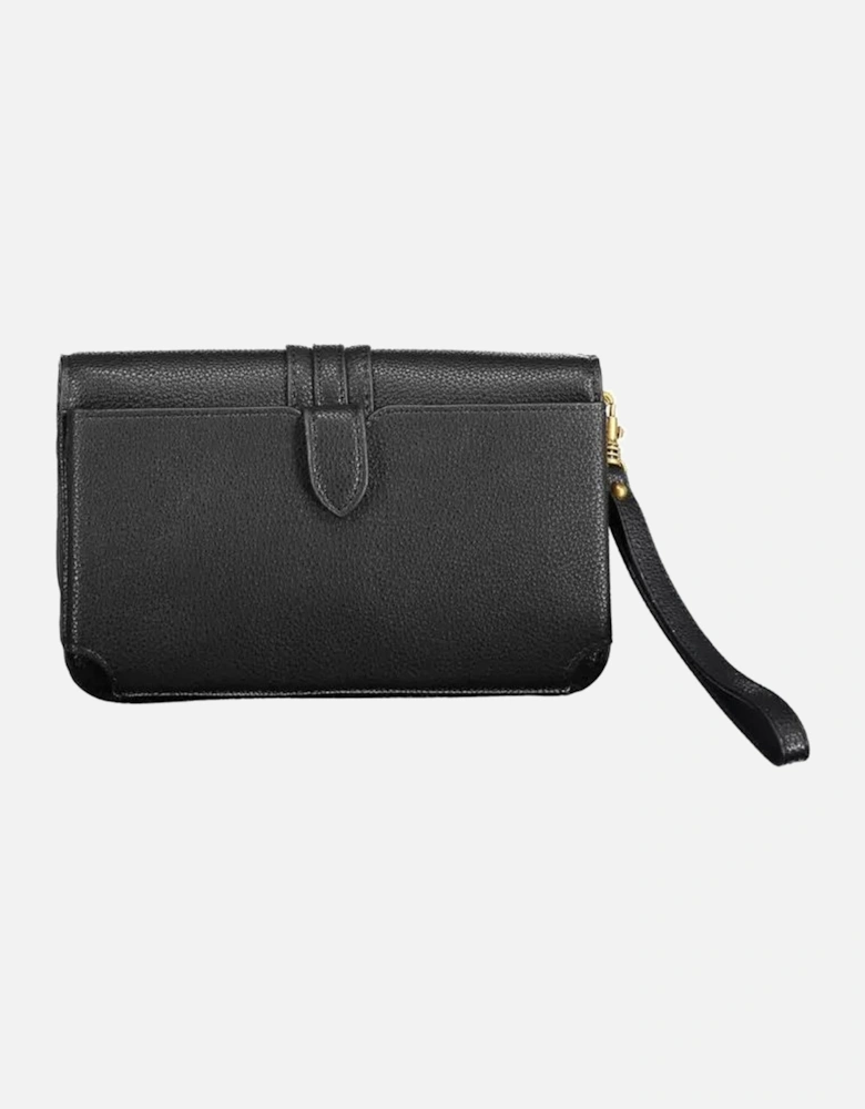 3-Compartment Wallet with Coin Purse and Phone Pocket Women - Black