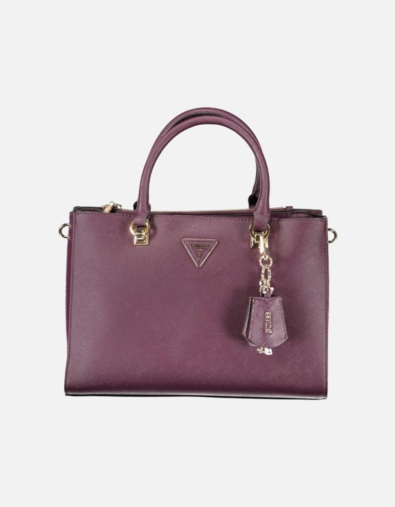 Purple Polyethylene Handbag