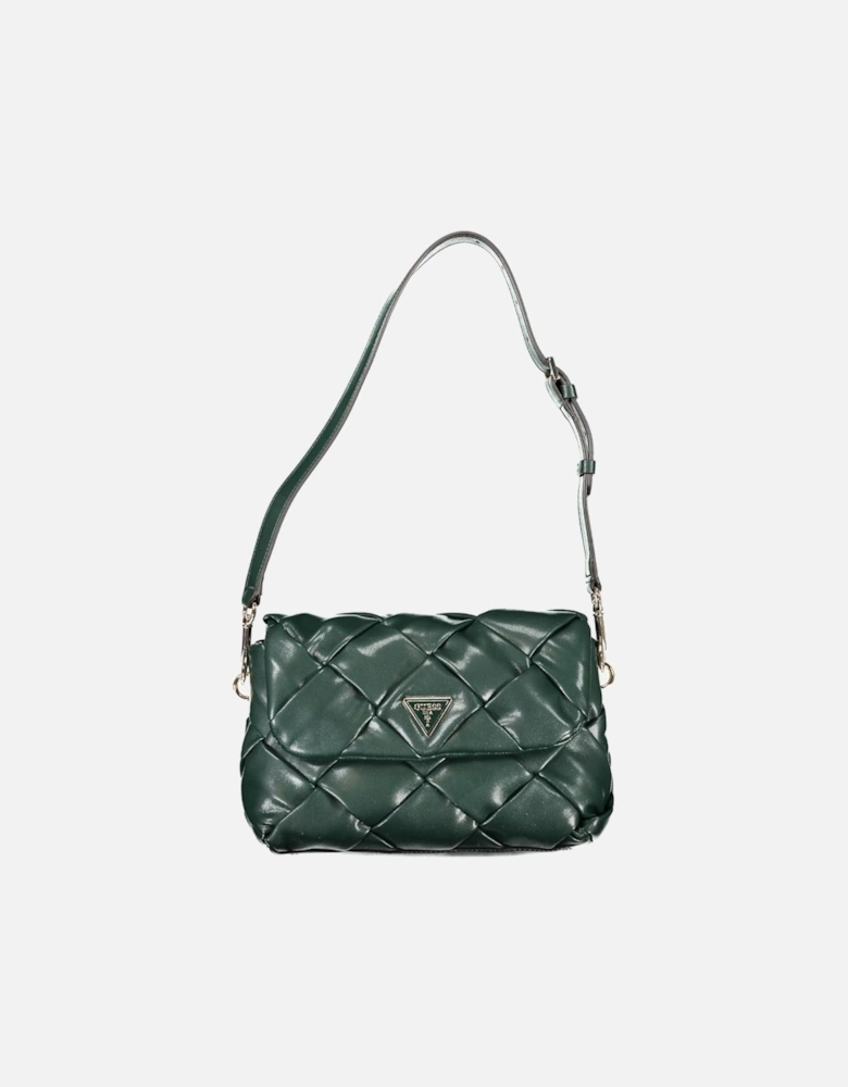 Contrast Detail Backpack with Adjustable Strap and Internal Pocket