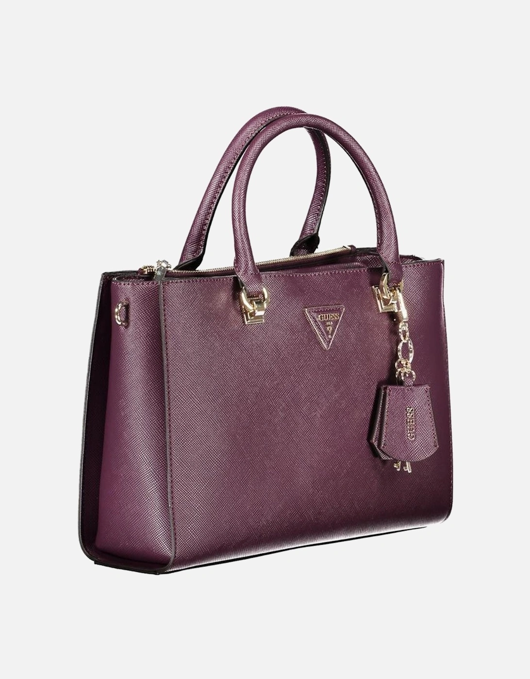 Purple Polyethylene Handbag