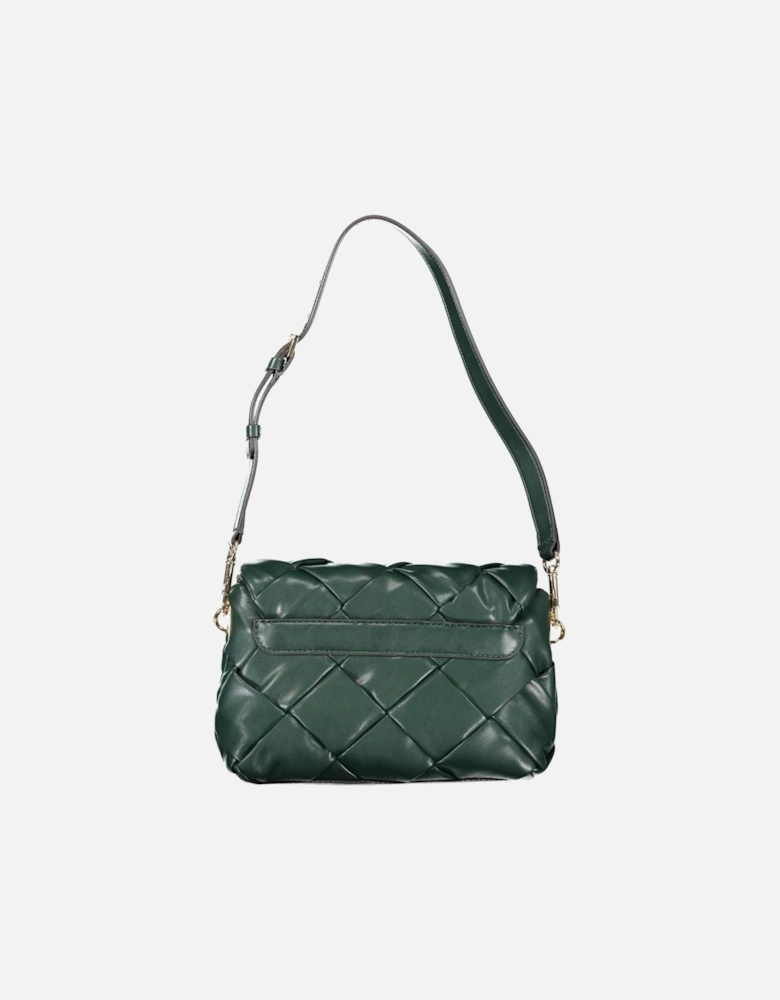 Contrast Detail Backpack with Adjustable Strap and Internal Pocket