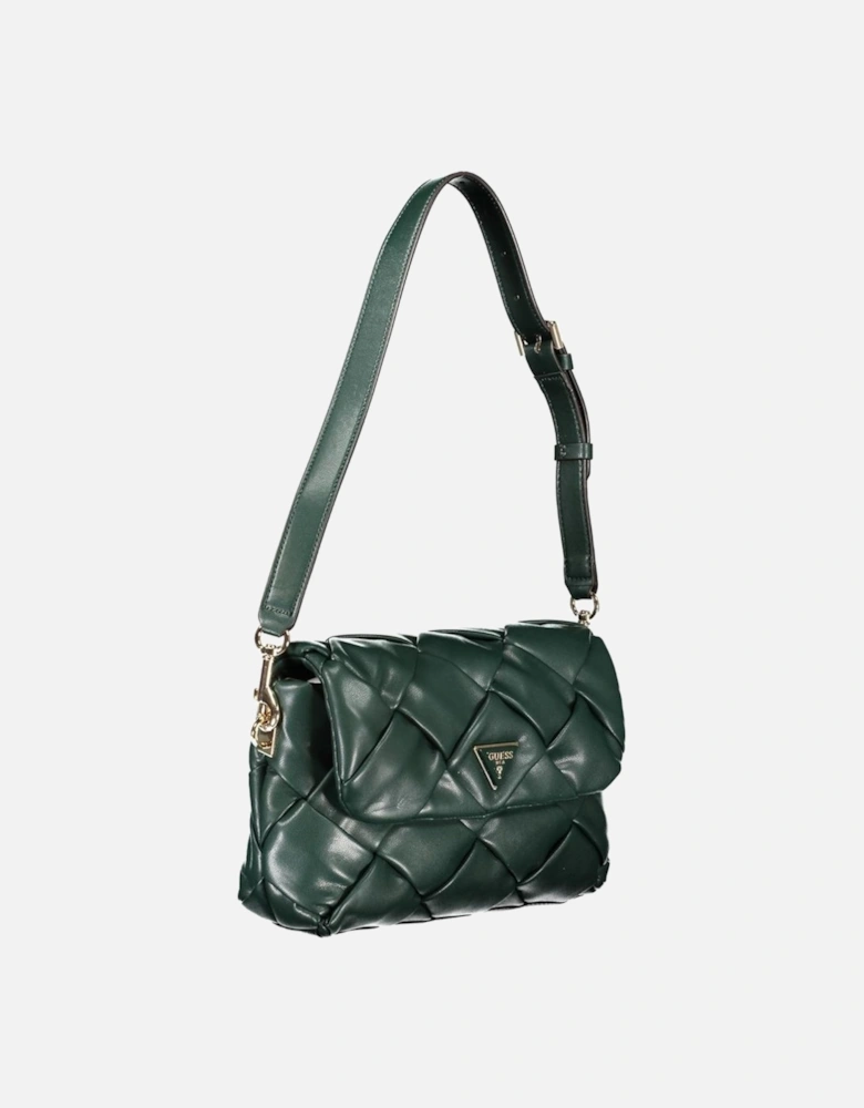 Contrast Detail Backpack with Adjustable Strap and Internal Pocket