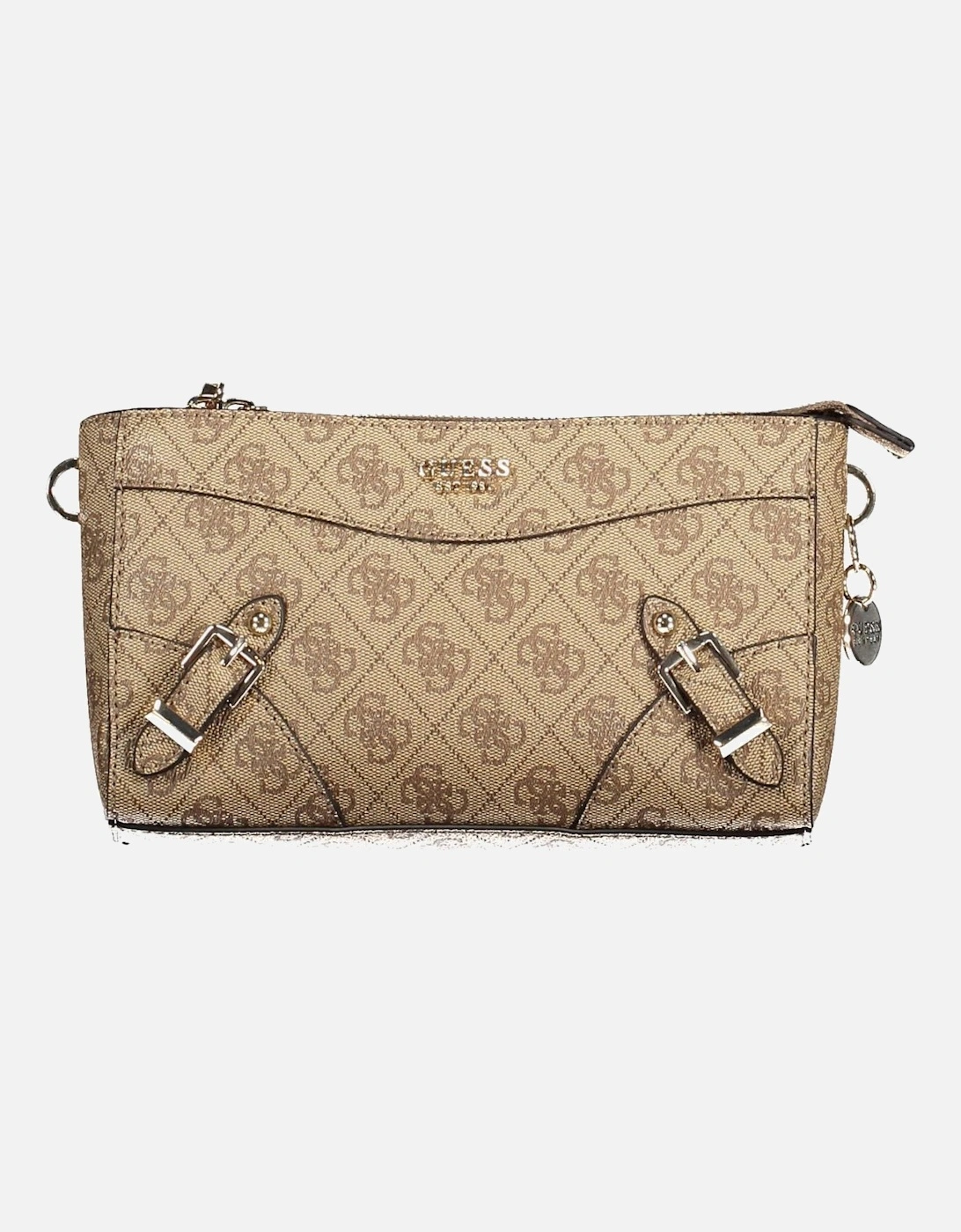 Chic Beige Shoulder Bag with Adjustable Straps and Practical Pockets., 4 of 3