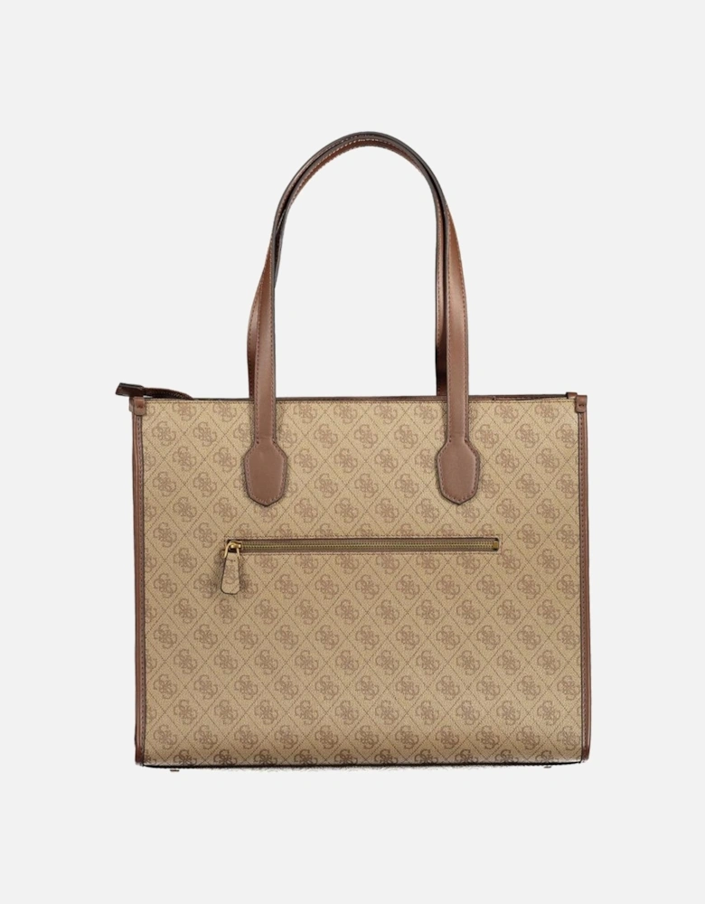 Contrasting Detail Shoulder Bag with Multiple Compartments Women -