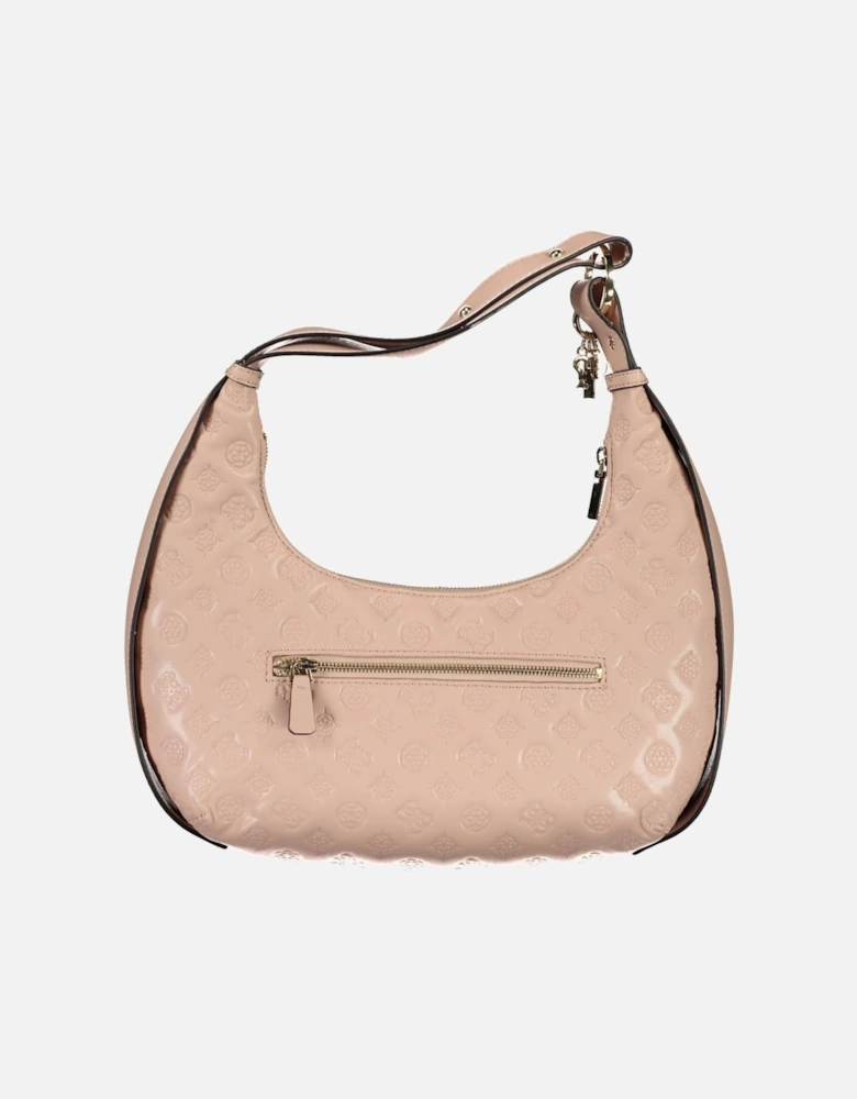 Exquisite Shoulder Bag with Adjustable Handle and Contrasting Details.