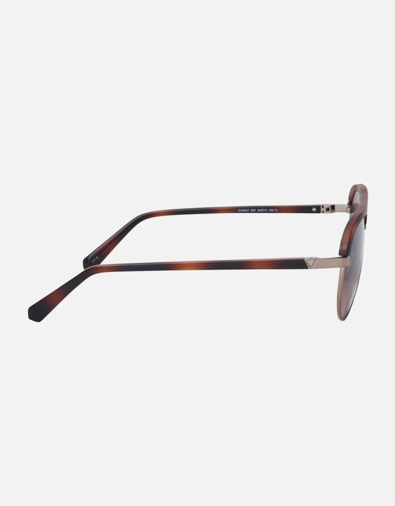 Dual Material Cat-Eye Sunglasses Unisex - Multicolor