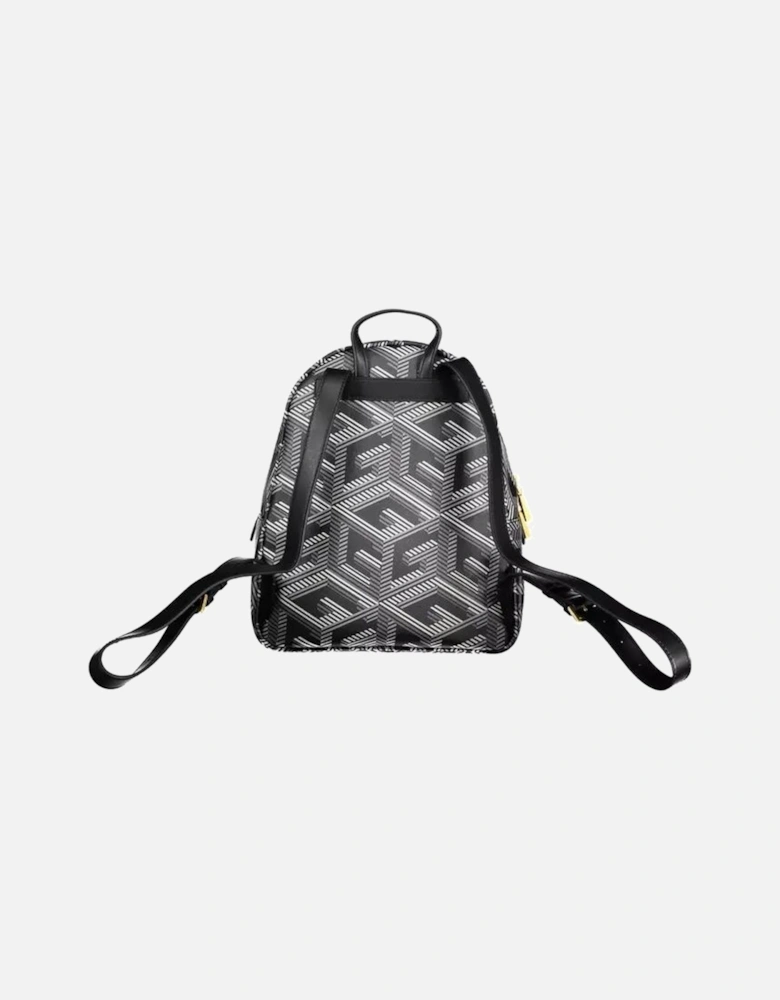 Black Polyethylene Backpack Women