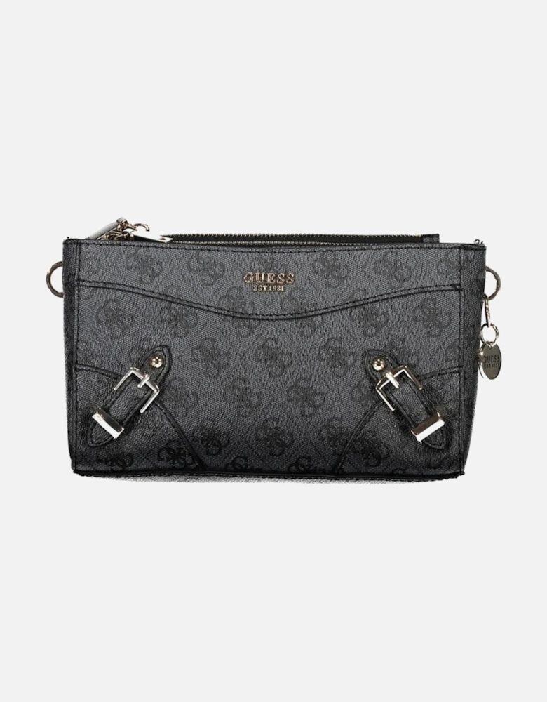 Adjustable Shoulder Bag with Contrasting Details and Zip Closure Women