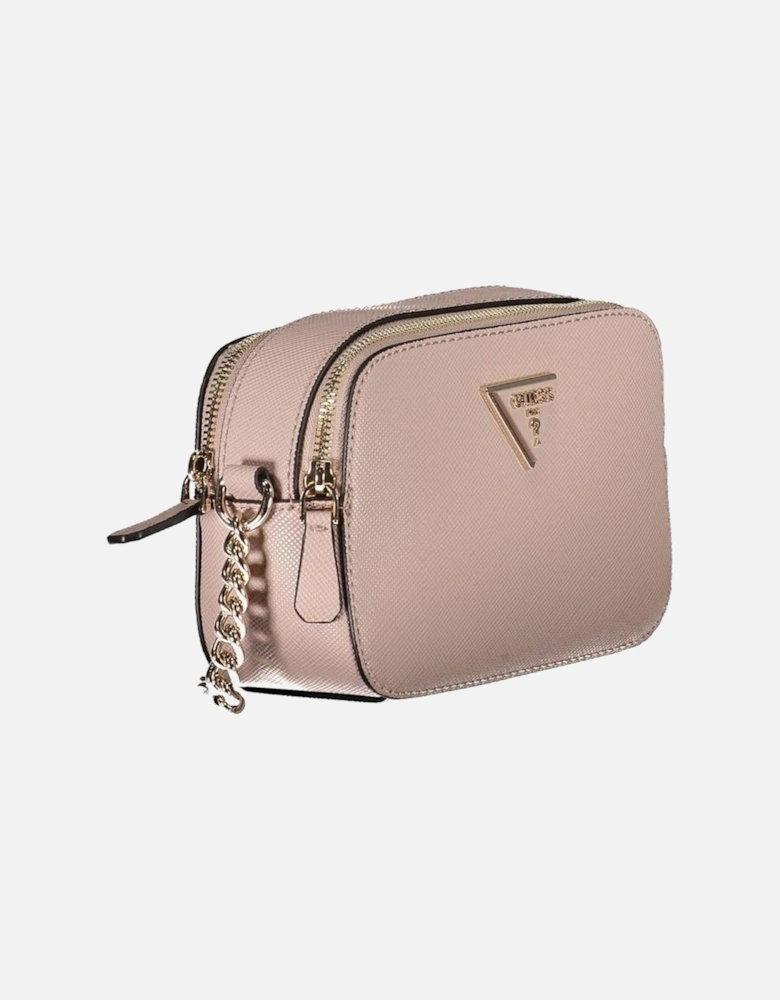 Chain Shoulder Bag with Two Compartments and Internal Pocket. Women -