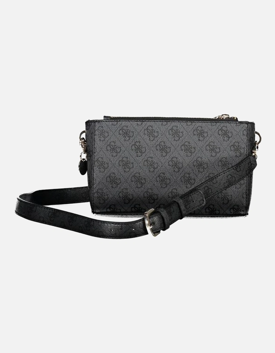 Adjustable Shoulder Bag with Contrasting Details and Zip Closure Women