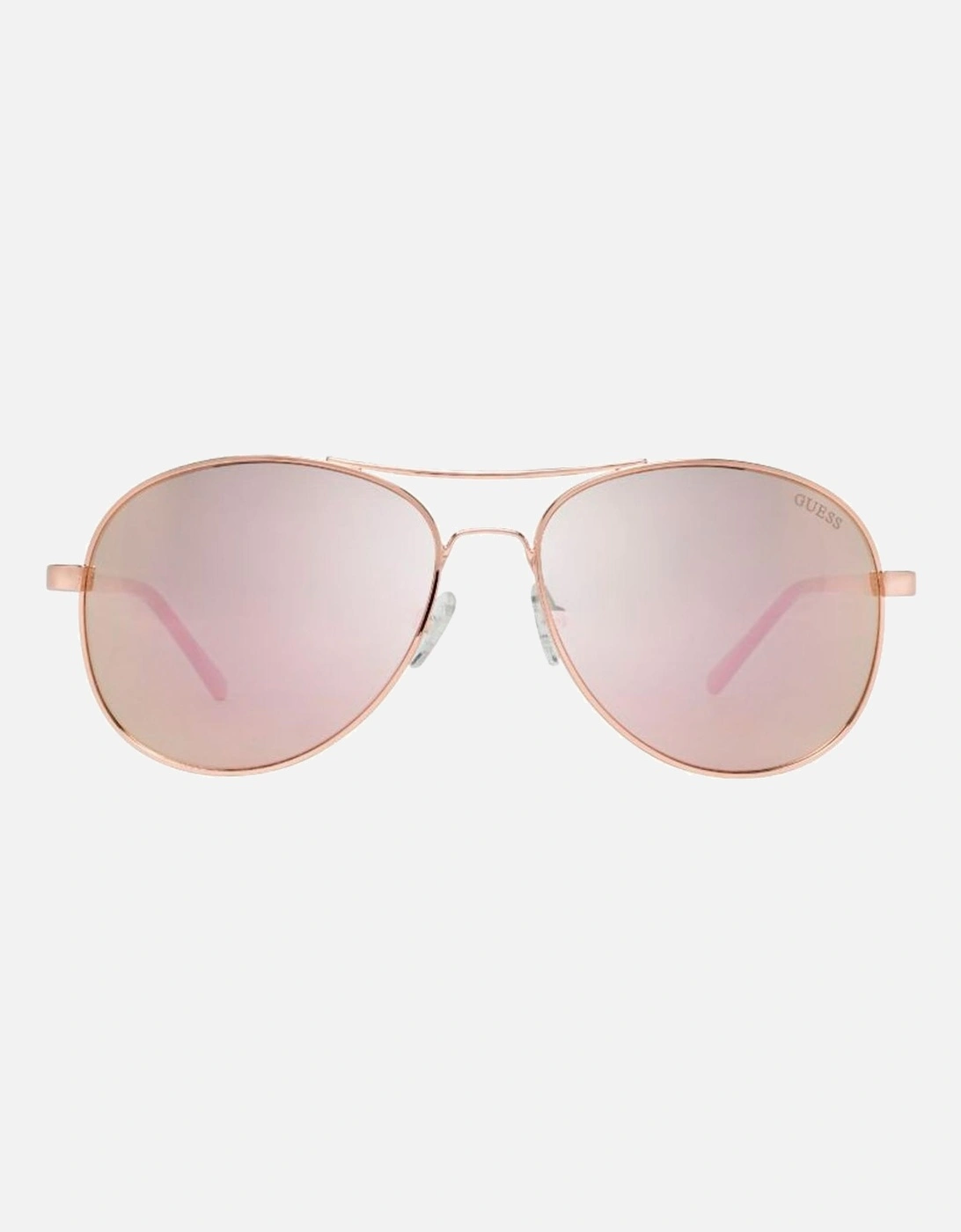 Metal Frame Mirror Sunglasses Women - Multicolor