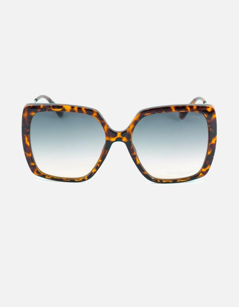 Metal Sunglasses with Gradient Lenses Women - Brown