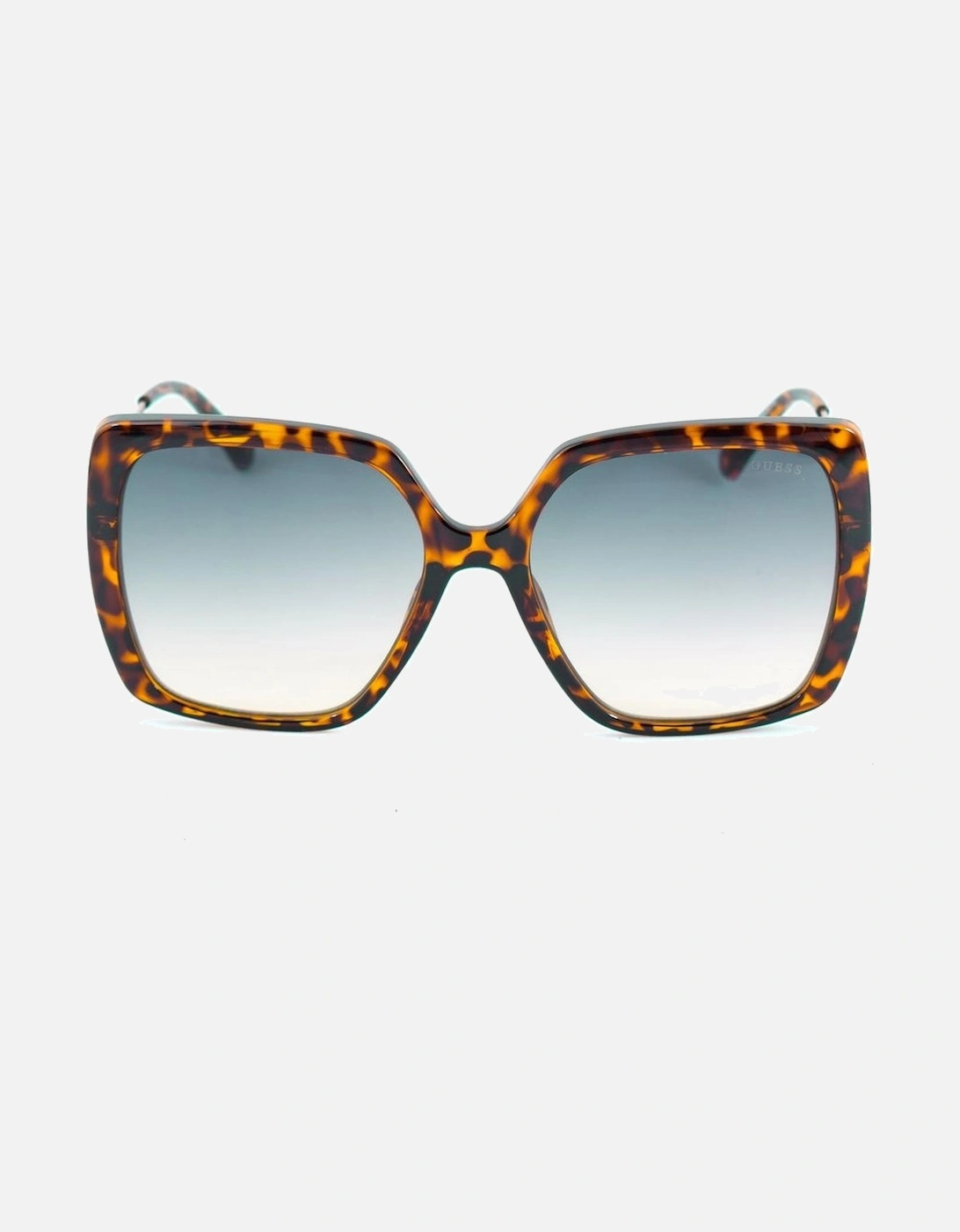 Metal Sunglasses with Gradient Lenses Women - Brown