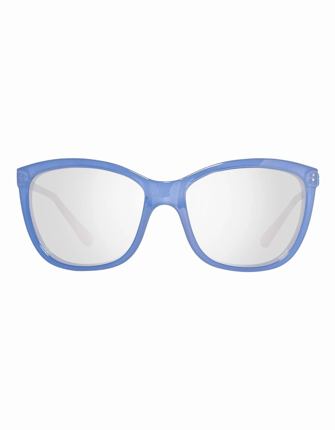 Cat Eye Mirror Sunglasses with UV Protection Women - Blue