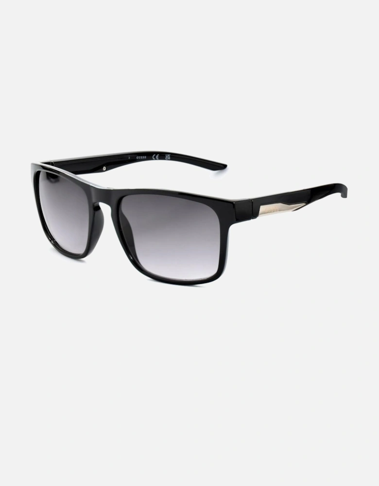 Resin Grey Degraded Sunglasses Unisex - Black